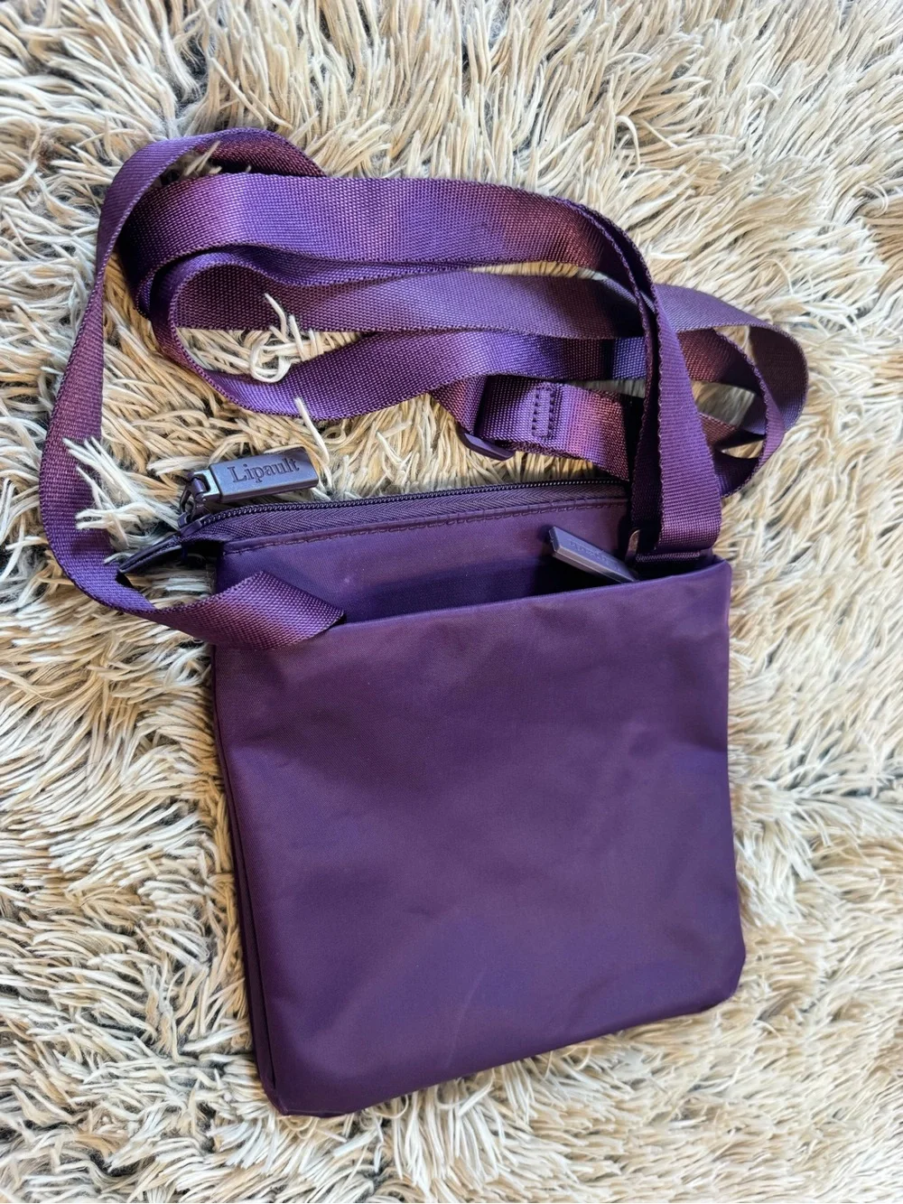 Paris Purple Crossbody Bag
